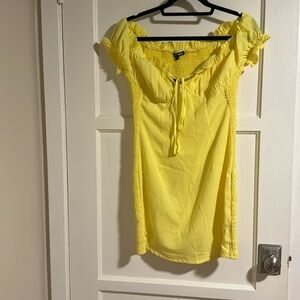Fashion Nova yellow dress